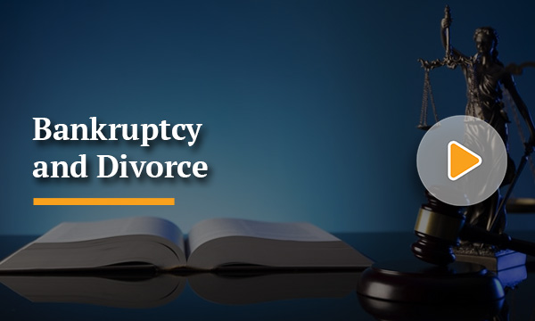 Bankruptcy and Divorce
